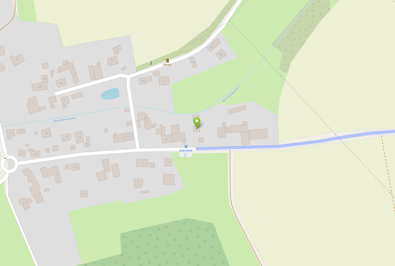 Unsere Werkstatt auf der Karte